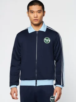 Sergio Tacchini Monte Track Jacket Archivio- MARITIME BLUE Clearance