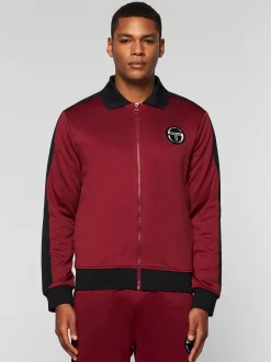 Sergio Tacchini Monte Track Jacket Archivio- MERLOT New