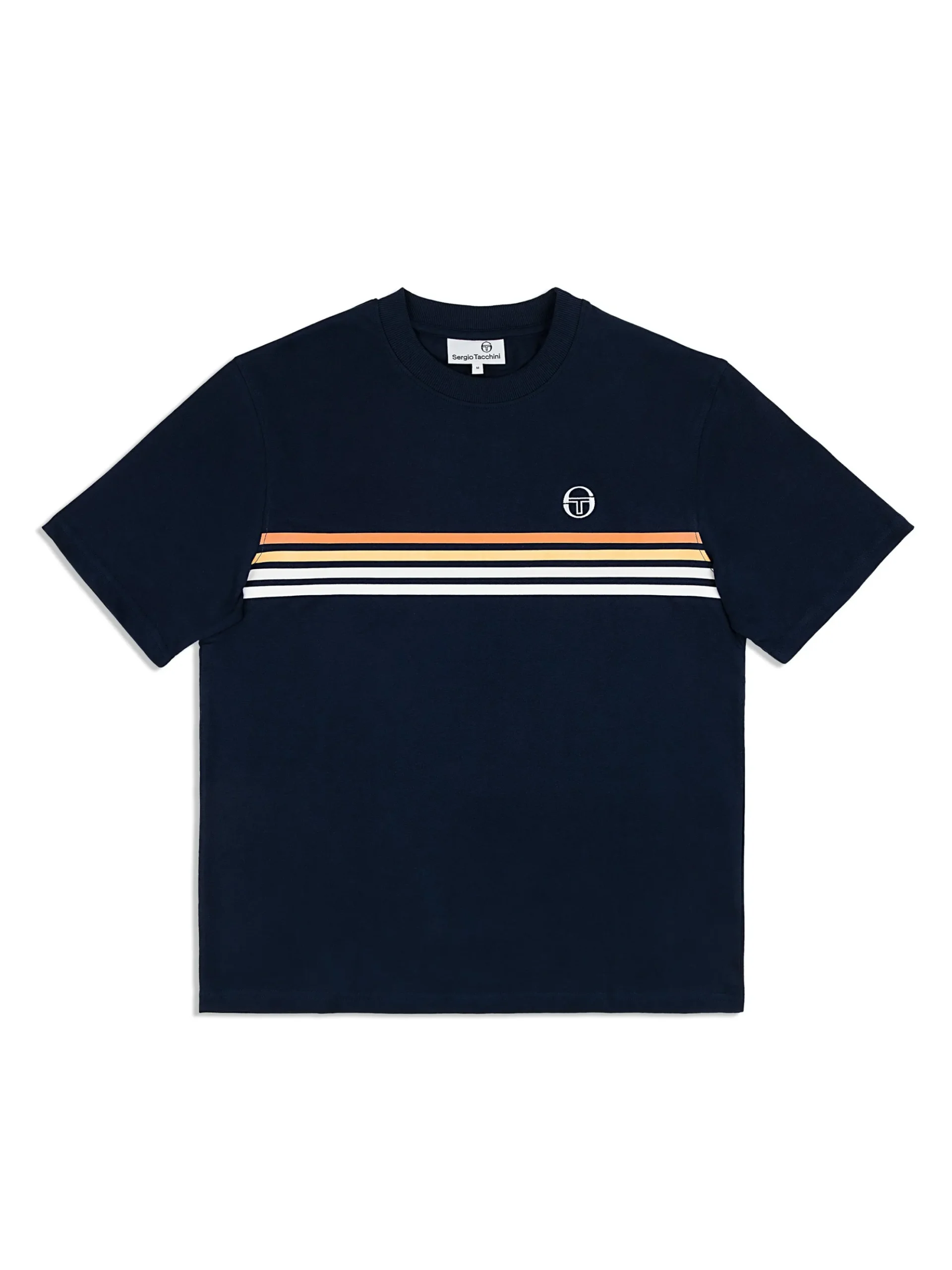 Sergio Tacchini New Melfi T-Shirt- Maritime Blue/ White MARITIME BLUE/WHITE Discount