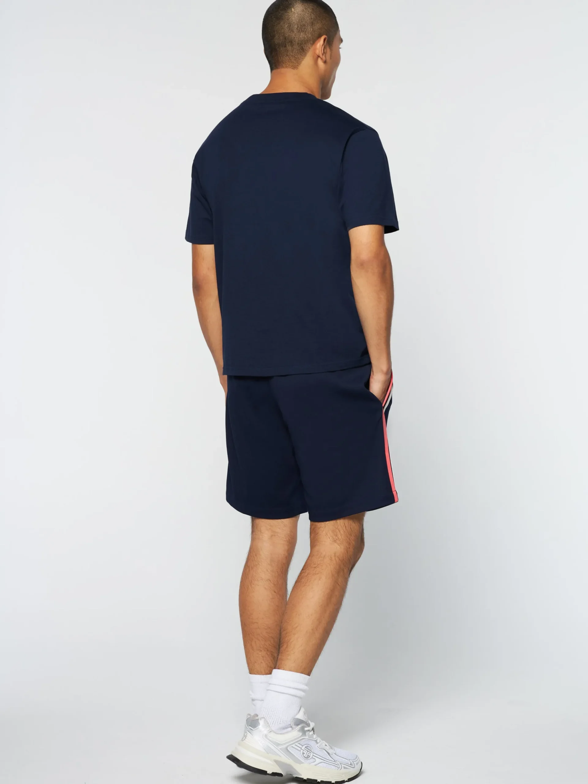 Sergio Tacchini New Melfi T-Shirt- Maritime Blue/ White MARITIME BLUE/WHITE Discount