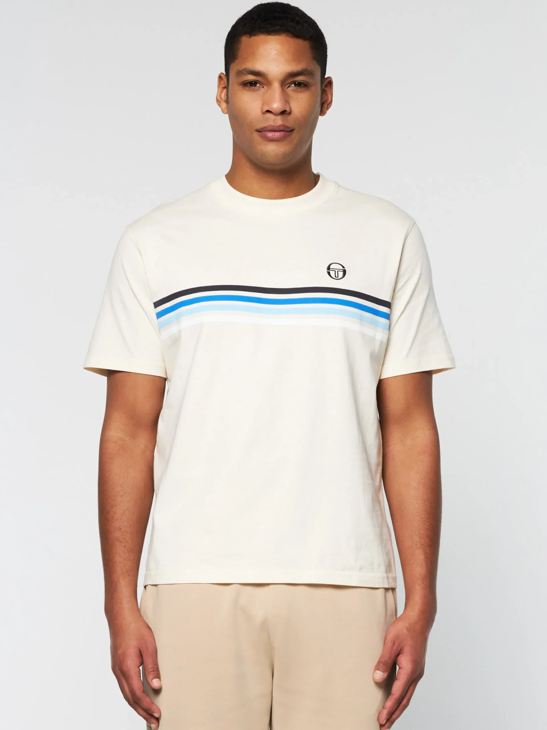 Sergio Tacchini New Melfi T-Shirt- Pearl/ Ivory PEARL IVORY Clearance