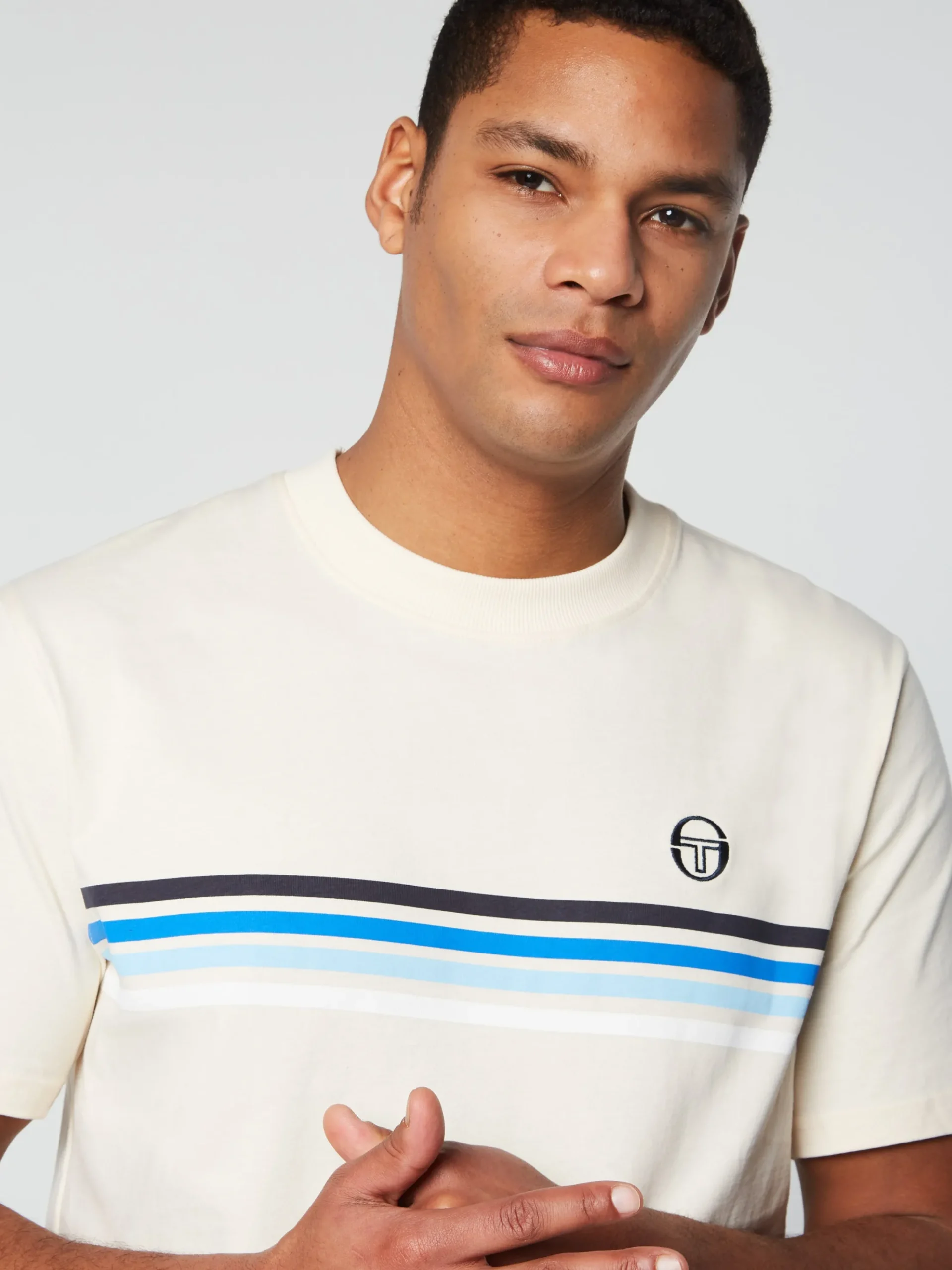 Sergio Tacchini New Melfi T-Shirt- Pearl/ Ivory PEARL IVORY Clearance