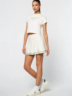 Sergio Tacchini Nicola Graphic T-Shirt- GARDENIA Hot