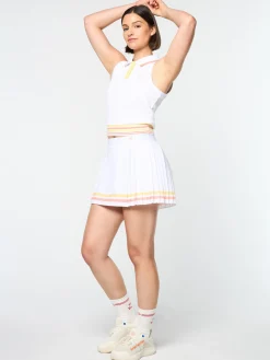 Sergio Tacchini Noale Tennis Wrap Skirt- BRILLIANT WHITE Outlet