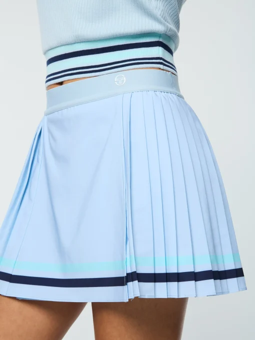 Sergio Tacchini Noale Tennis Wrap Skirt- CELESTIAL BLUE New