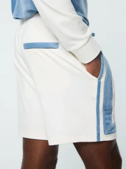 Sergio Tacchini Noci Velour Short- GARDENIA Fashion