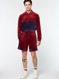 Sergio Tacchini Noci Velour Short- SUN DRIED TOMATO Hot
