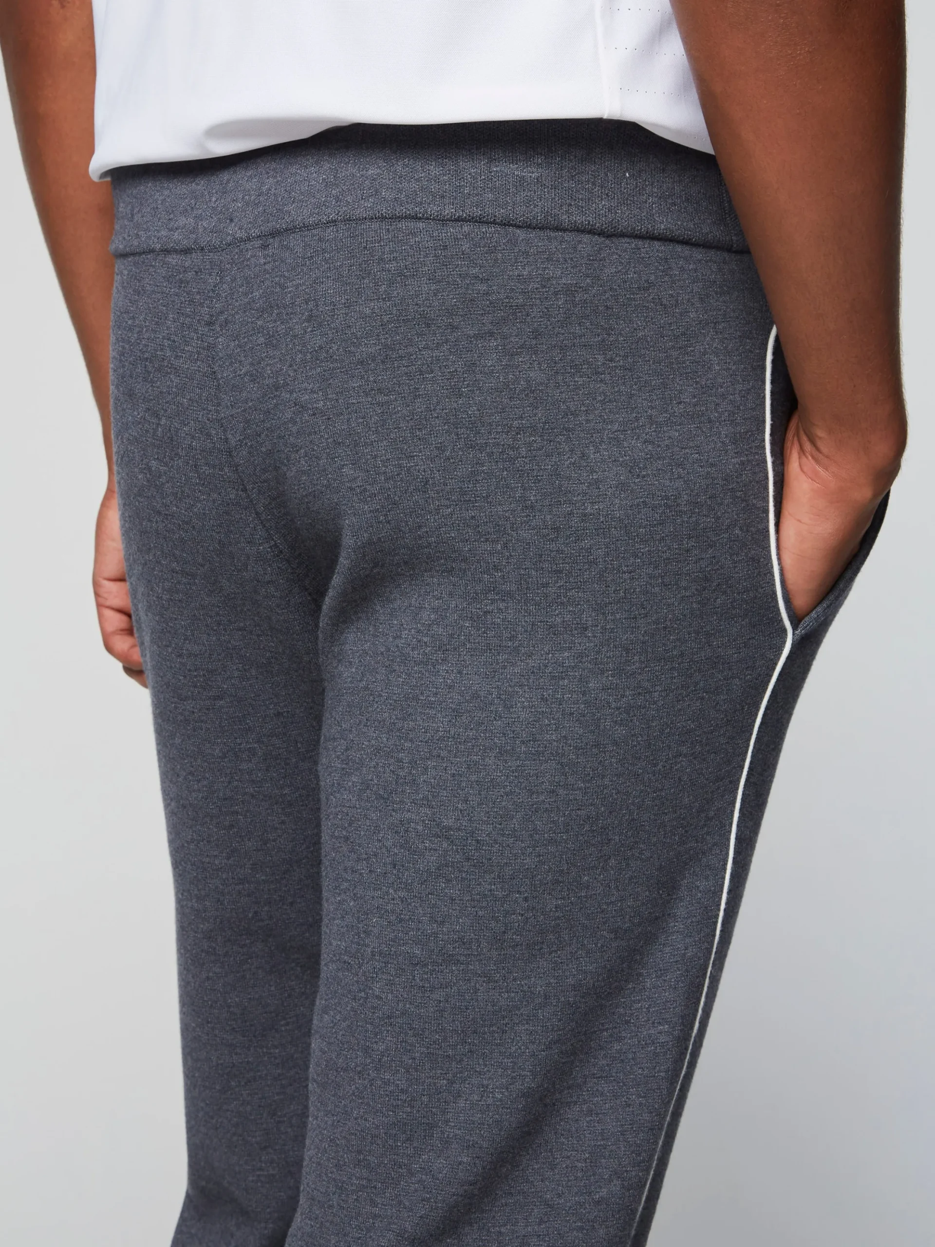 Sergio Tacchini Nostra Track Pant- Dark Grey/ Melange DARK GREY MELANGE Hot