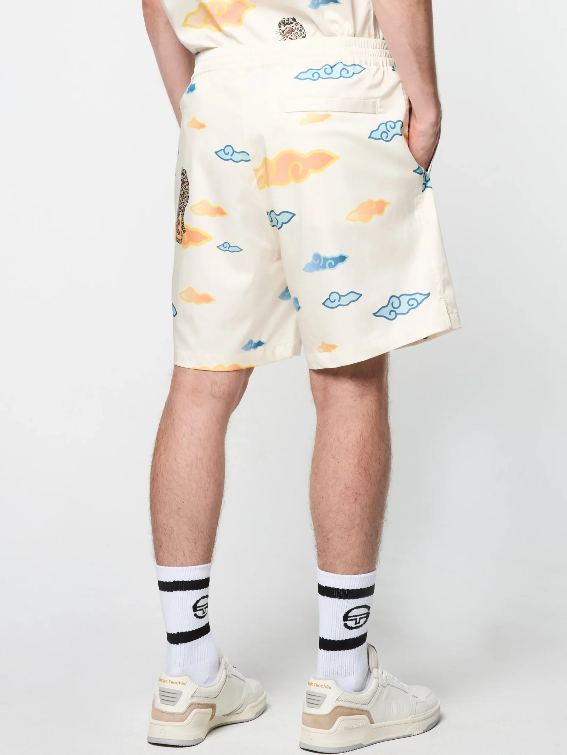 Sergio Tacchini Nuvola Tencel Cabana Short GARDENIA Outlet