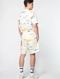 Sergio Tacchini Nuvola Tencel Cabana Short GARDENIA Outlet