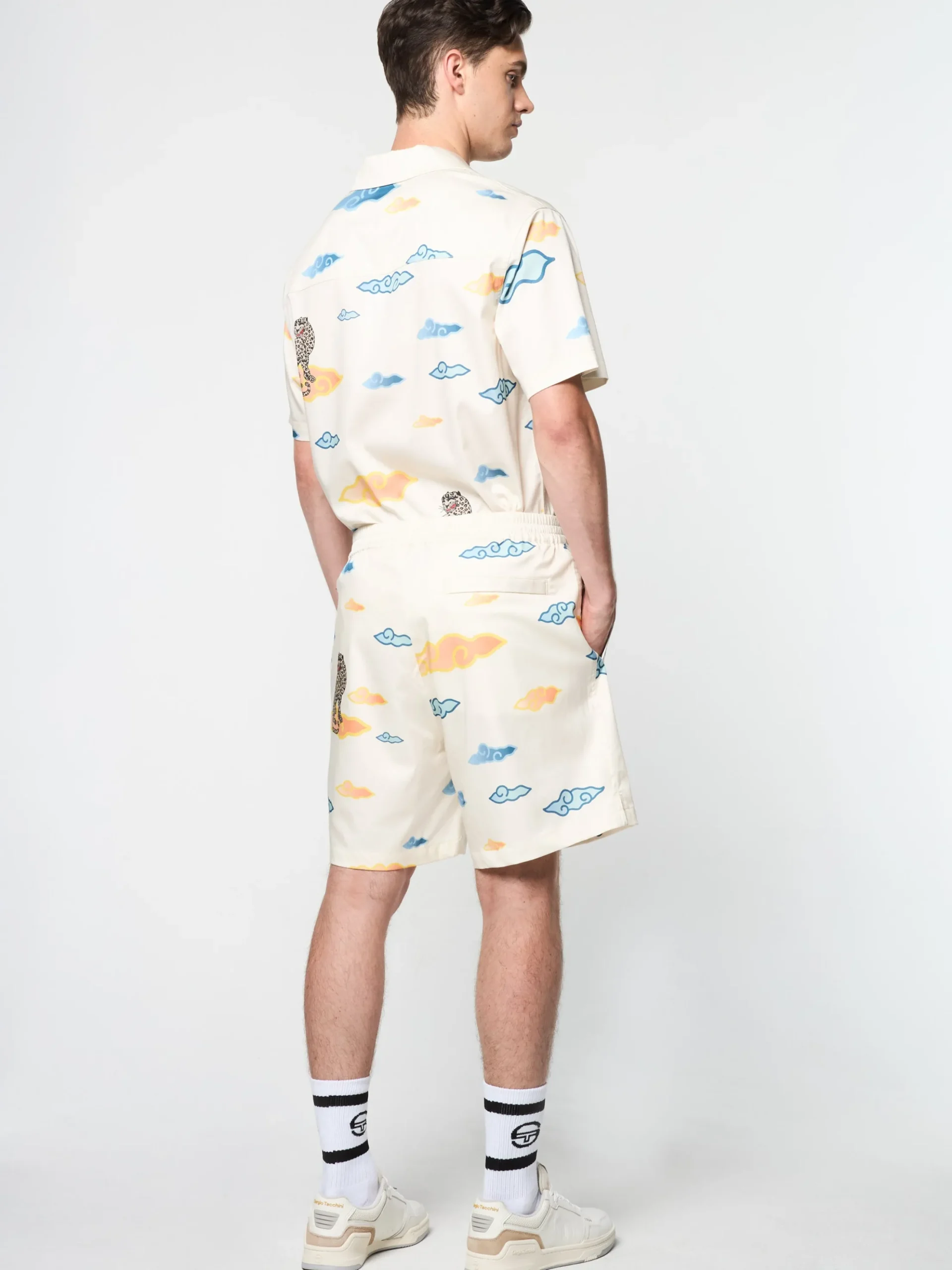 Sergio Tacchini Nuvola Tencel Cabana Short GARDENIA Outlet