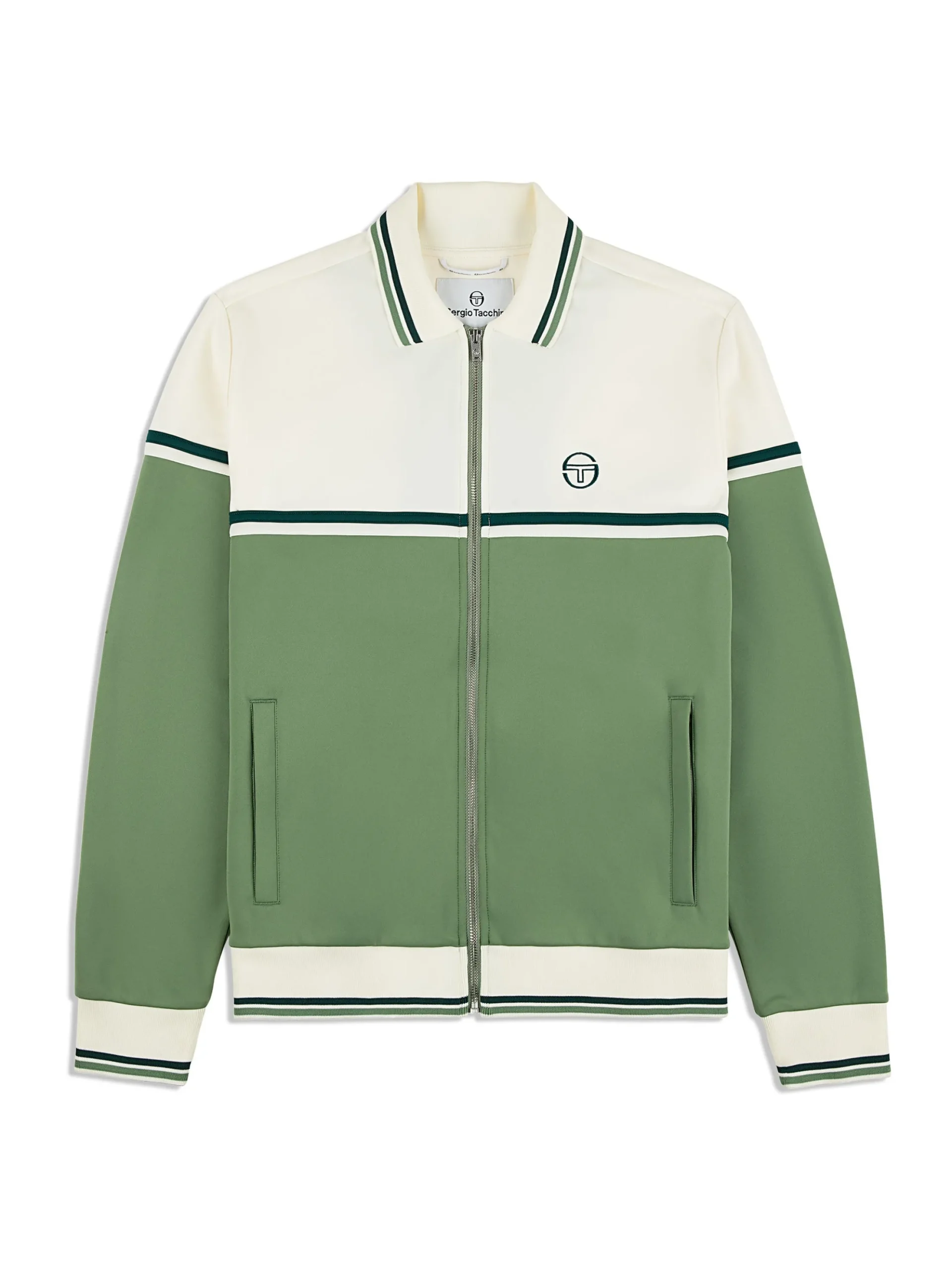 Sergio Tacchini Olmi Track Jacket- HEDGE GREEN Online