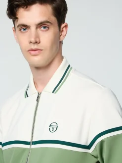 Sergio Tacchini Olmi Track Jacket- HEDGE GREEN Online