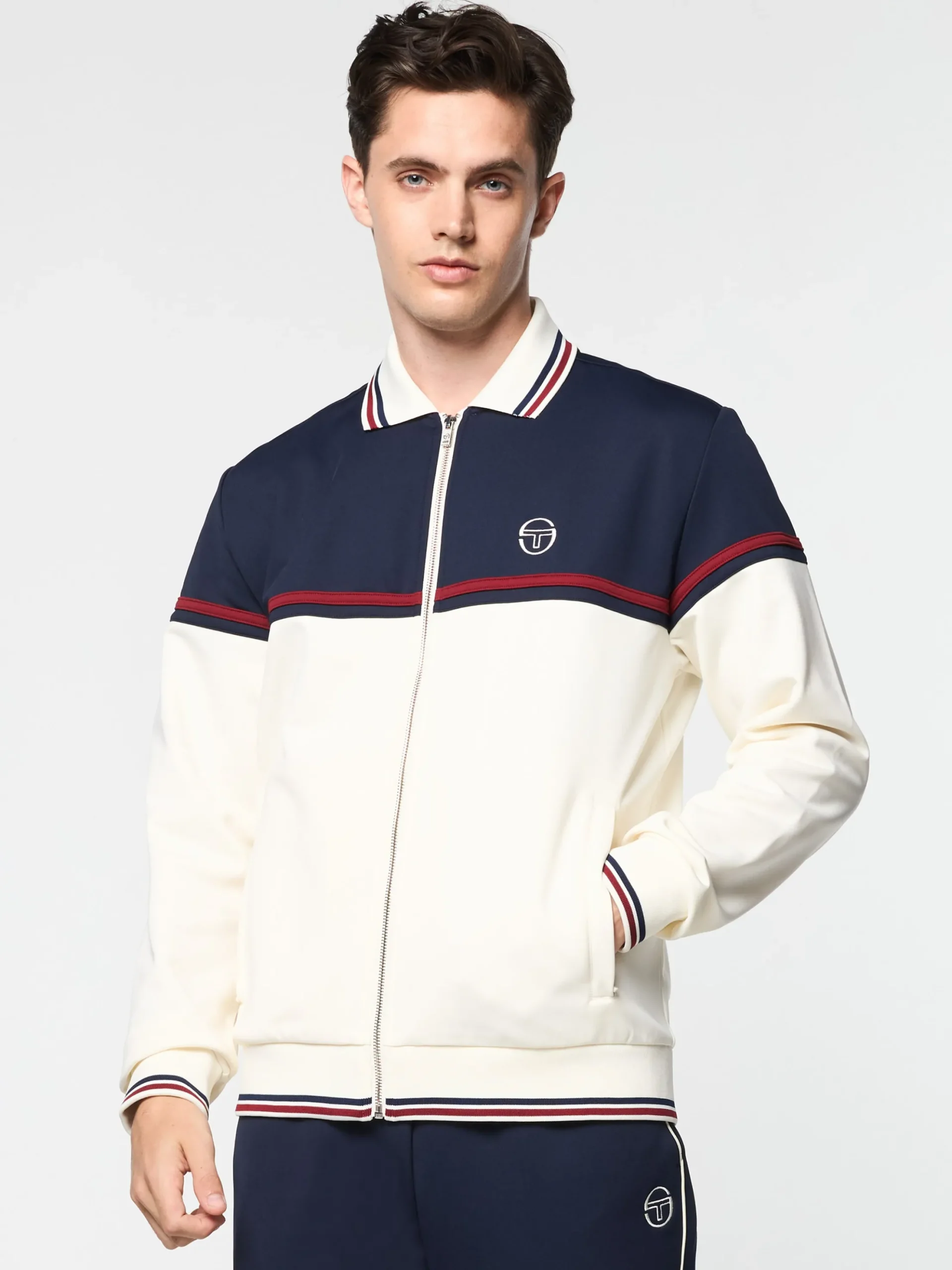 Sergio Tacchini Olmi Track Jacket- MARITIME BLUE Best