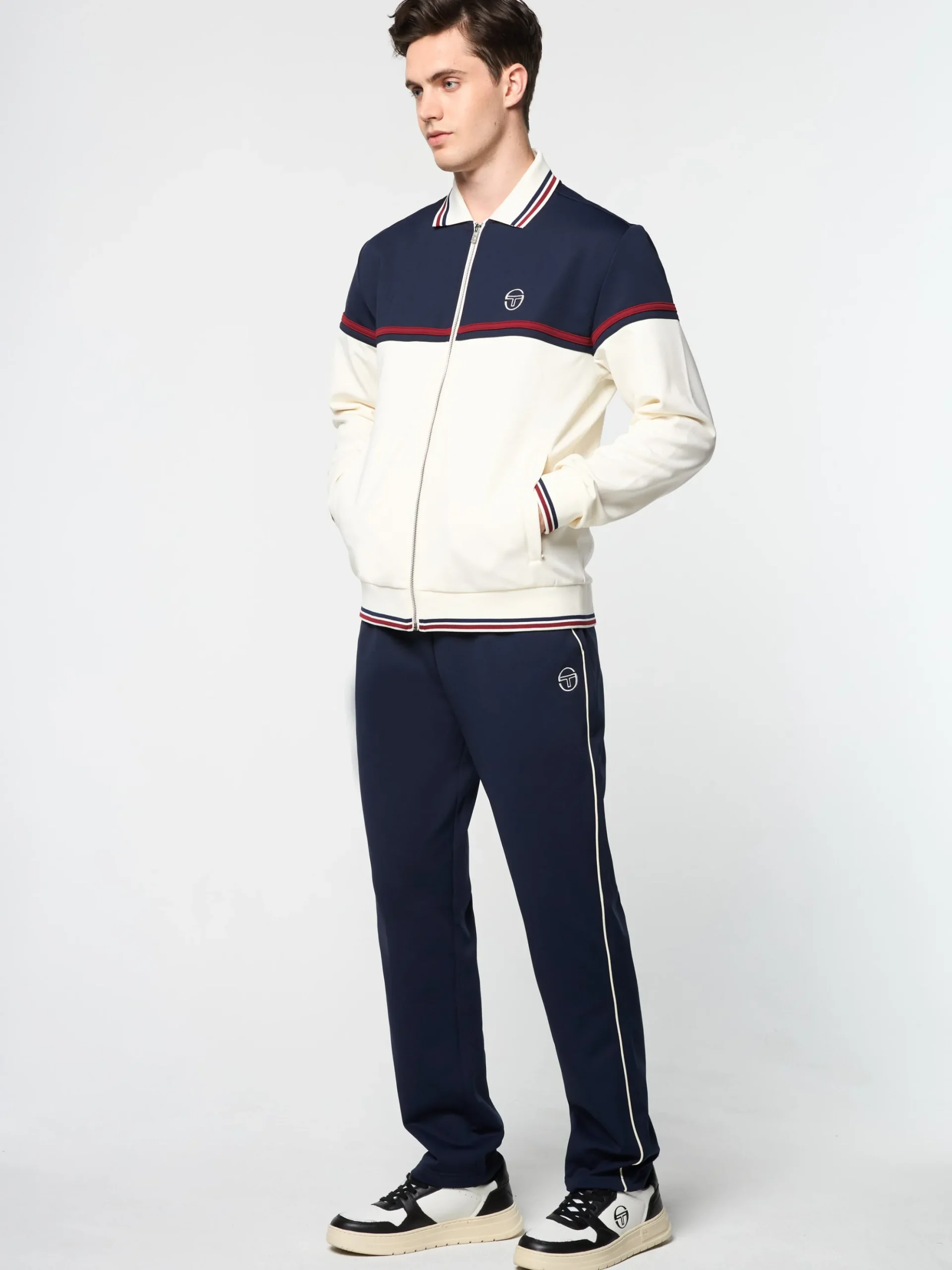 Sergio Tacchini Olmi Track Jacket- MARITIME BLUE Best