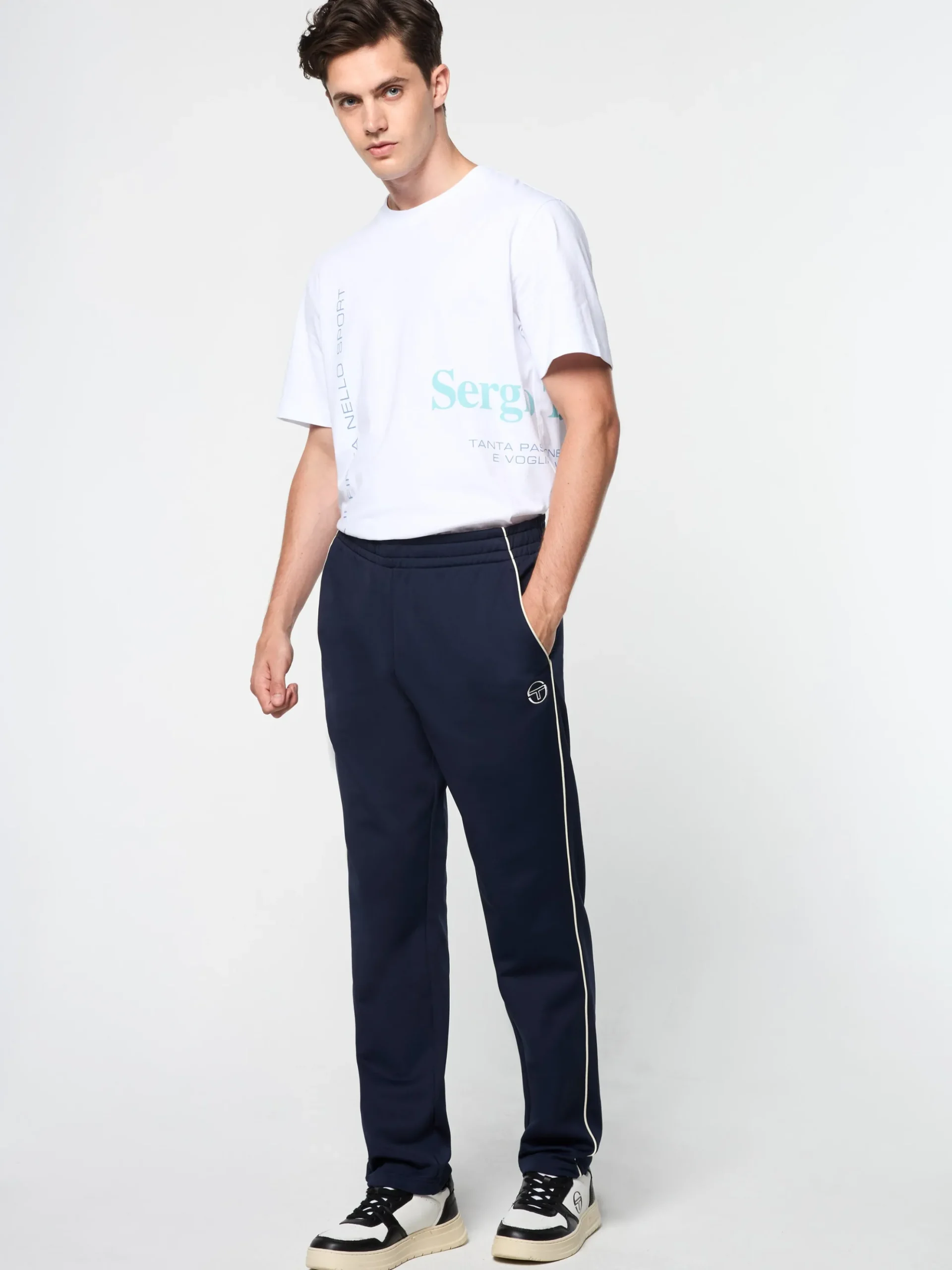 Sergio Tacchini Olmi Track Pant- MARITIME BLUE Hot