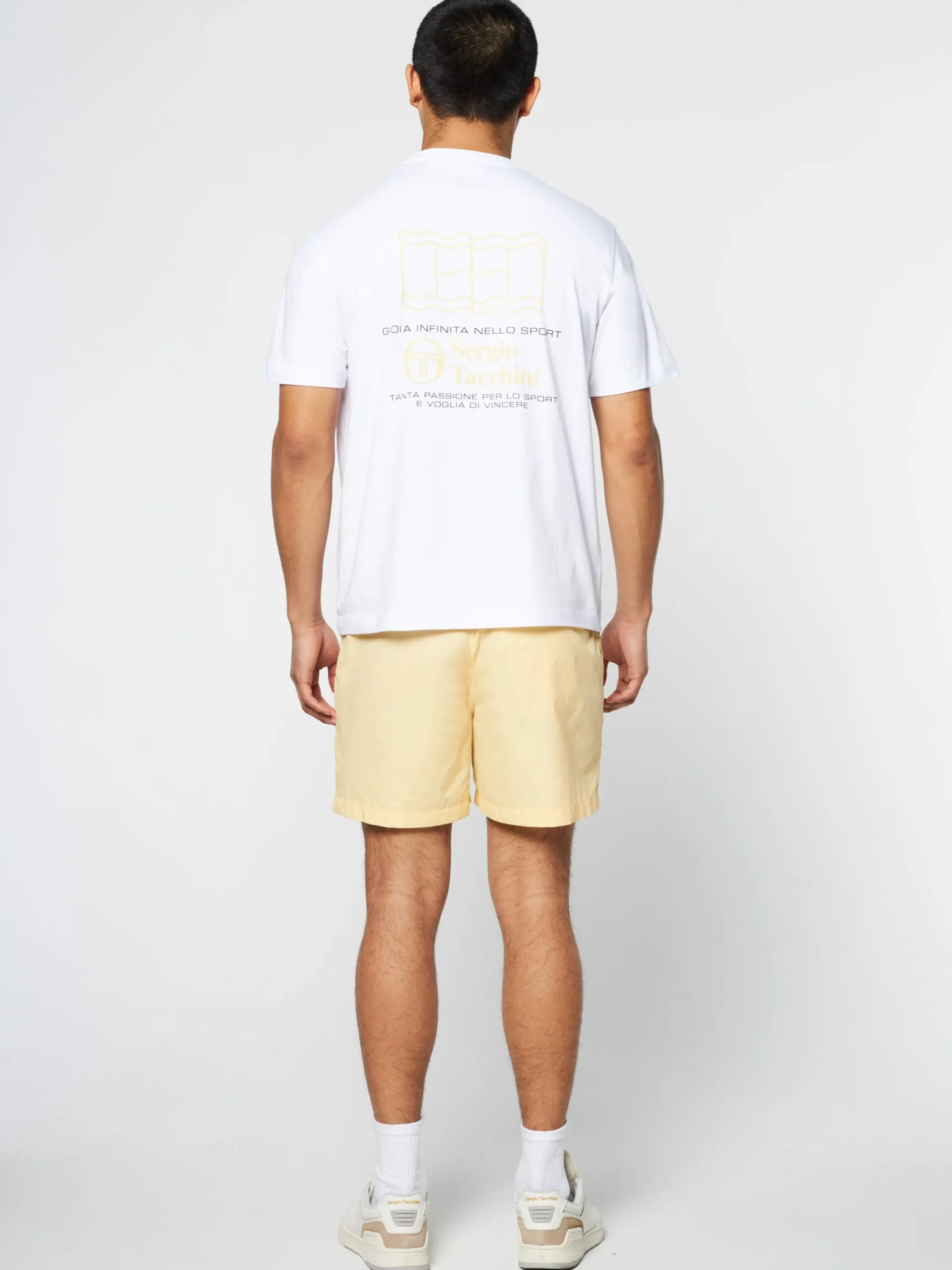 Sergio Tacchini Onda T-Shirt- GOLDEN HAZE Hot