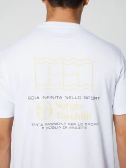 Sergio Tacchini Onda T-Shirt- GOLDEN HAZE Hot