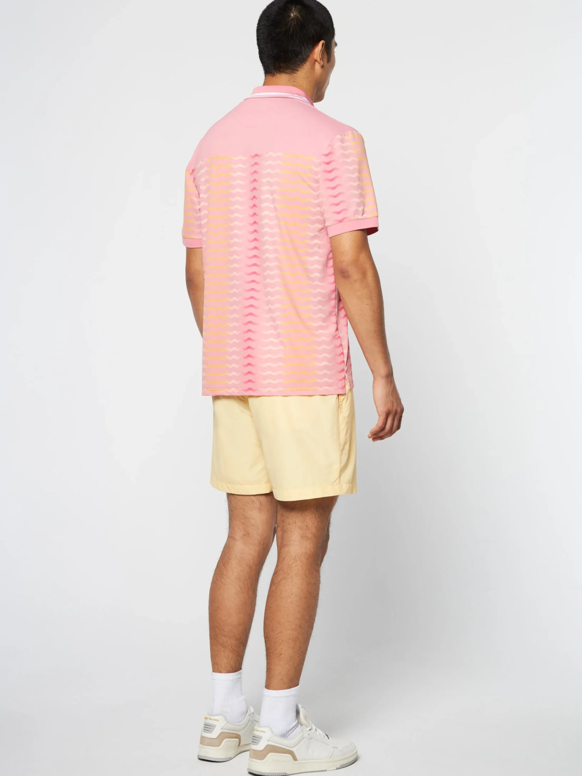 Sergio Tacchini Ondulato Polo- WILD ROSE Clearance