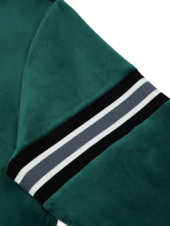 Sergio Tacchini Ostuni Velour Track Jacket- RAINFOREST Fashion