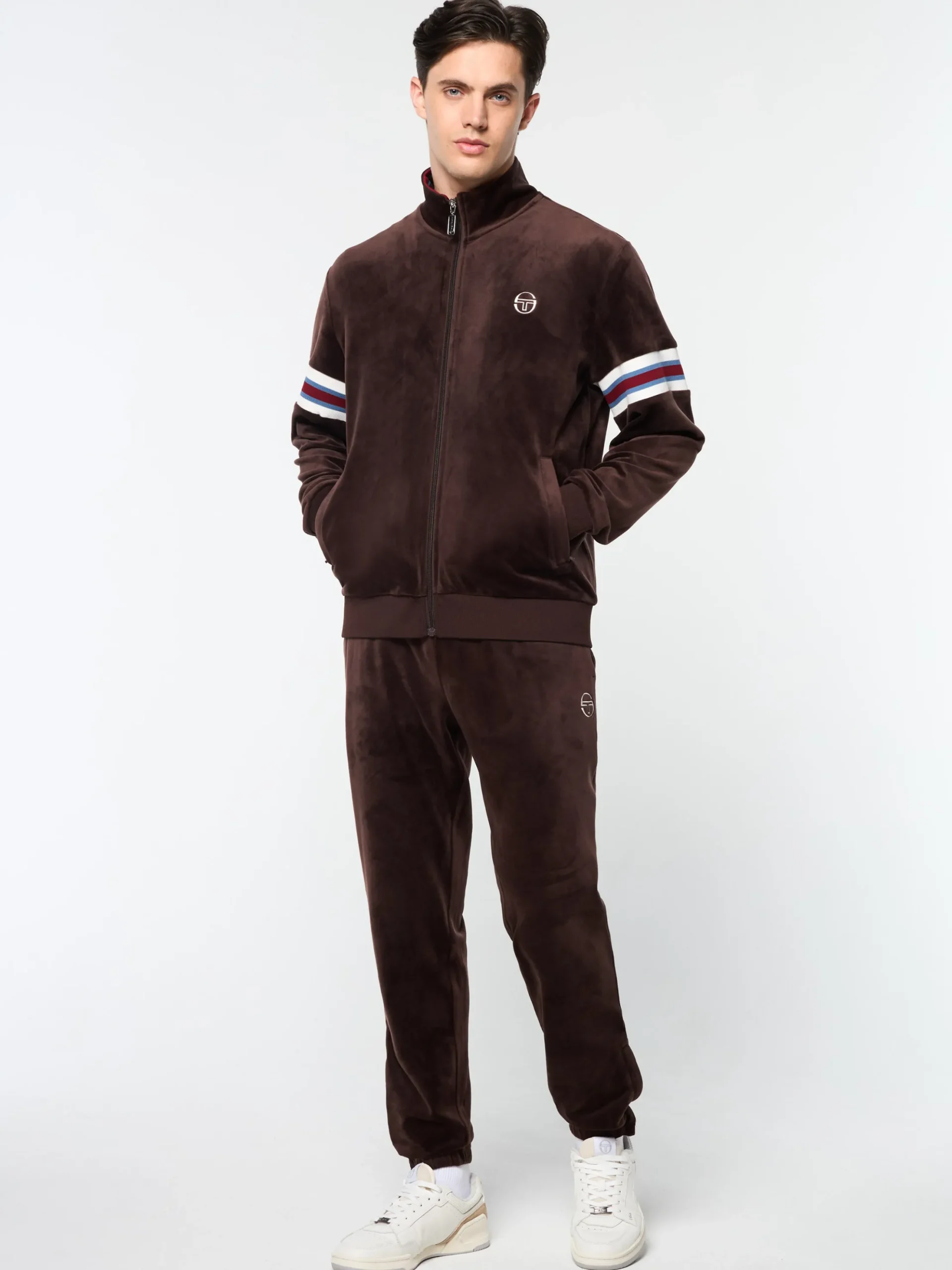 Sergio Tacchini Ostuni Velour Track Jacket- JAVA Best