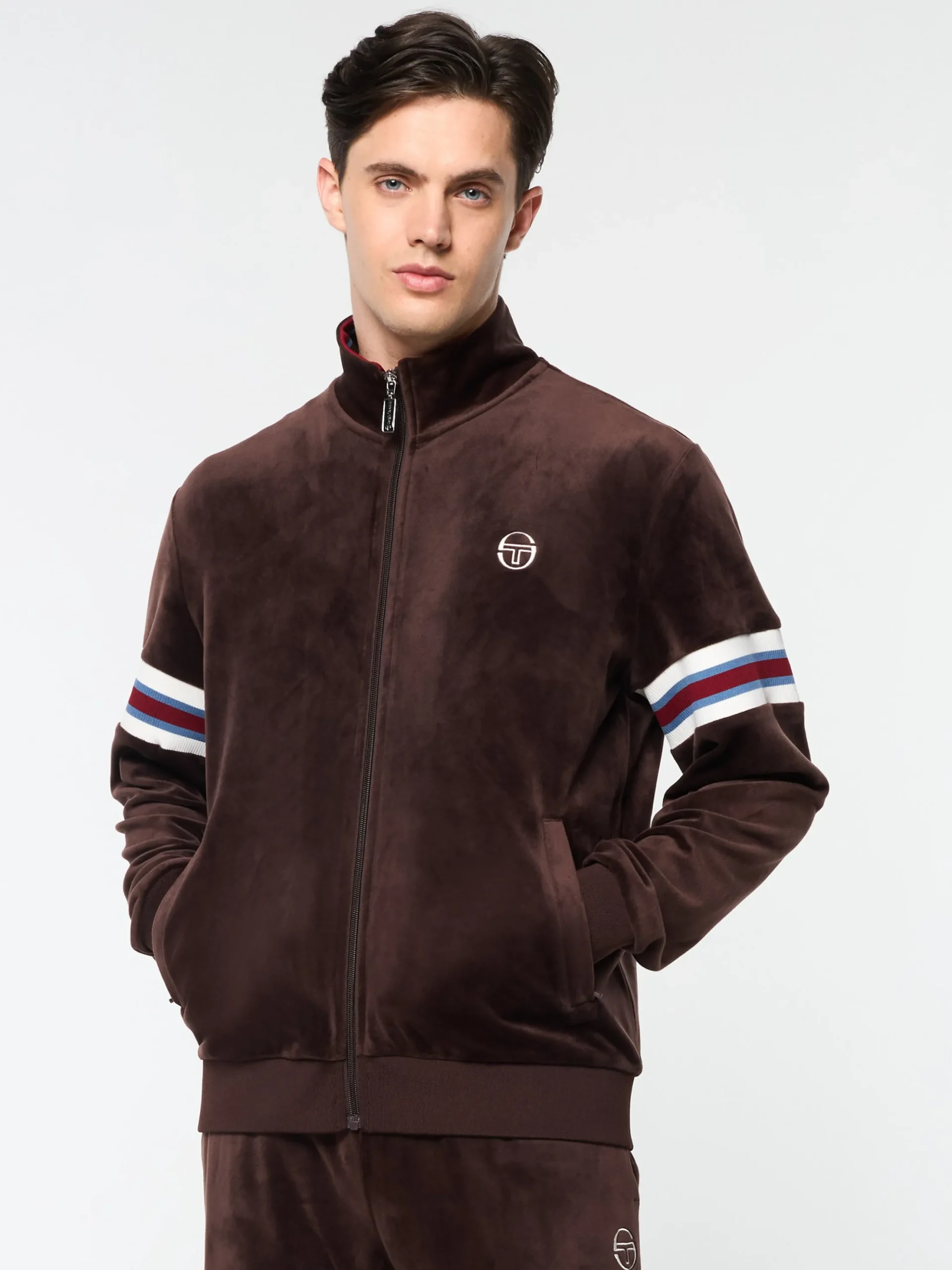 Sergio Tacchini Ostuni Velour Track Jacket- JAVA Best
