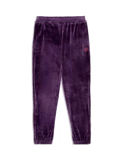 Sergio Tacchini Ostuni Velour Track Pant- BLACKBERRY CORDIAL Fashion
