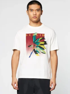 Sergio Tacchini Palma T-Shirt- GARDENIA Sale