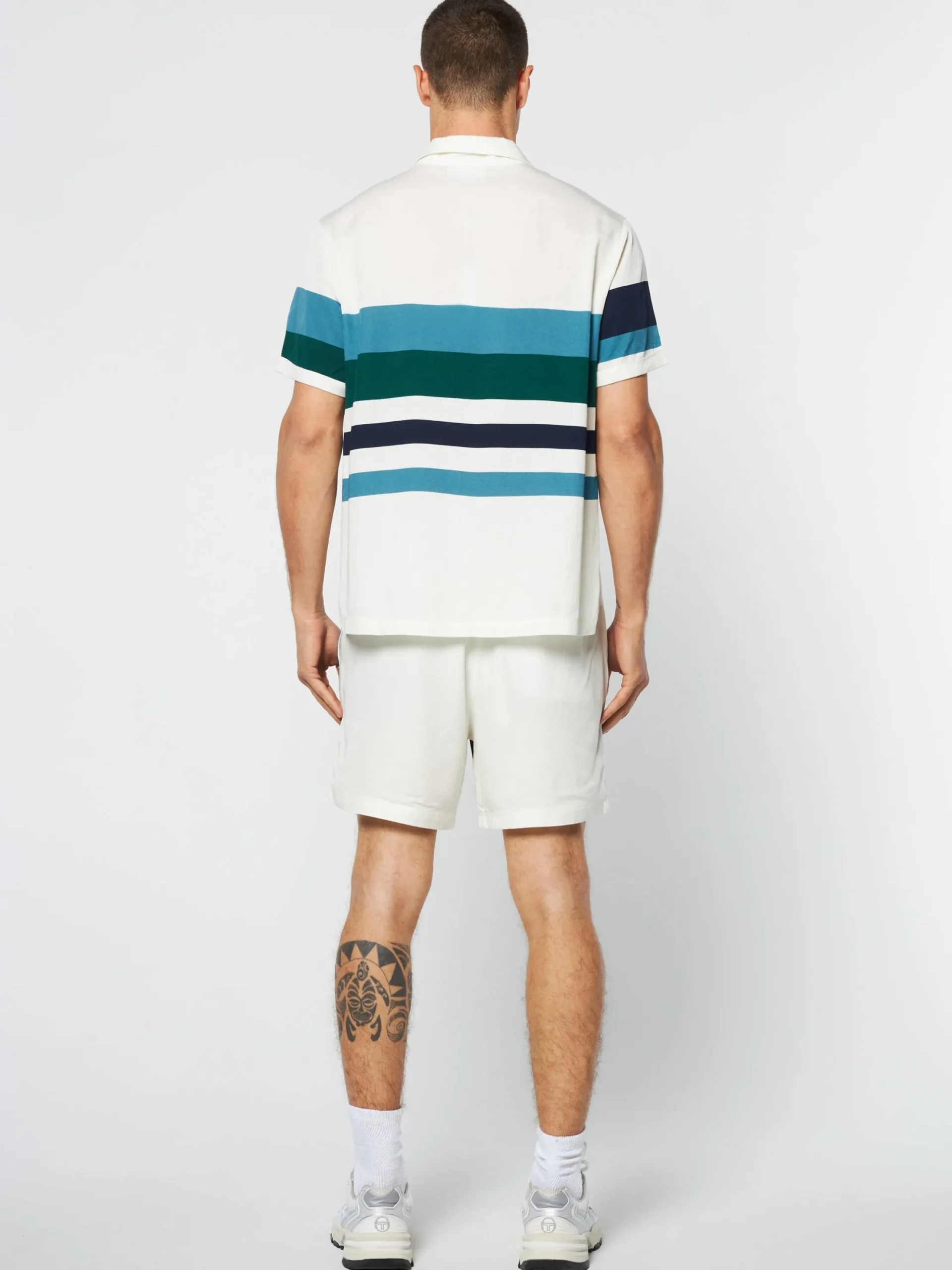 Sergio Tacchini Pennellata Cabana Shirt- Gardenia/ Multi GARDENIA MULTI Online