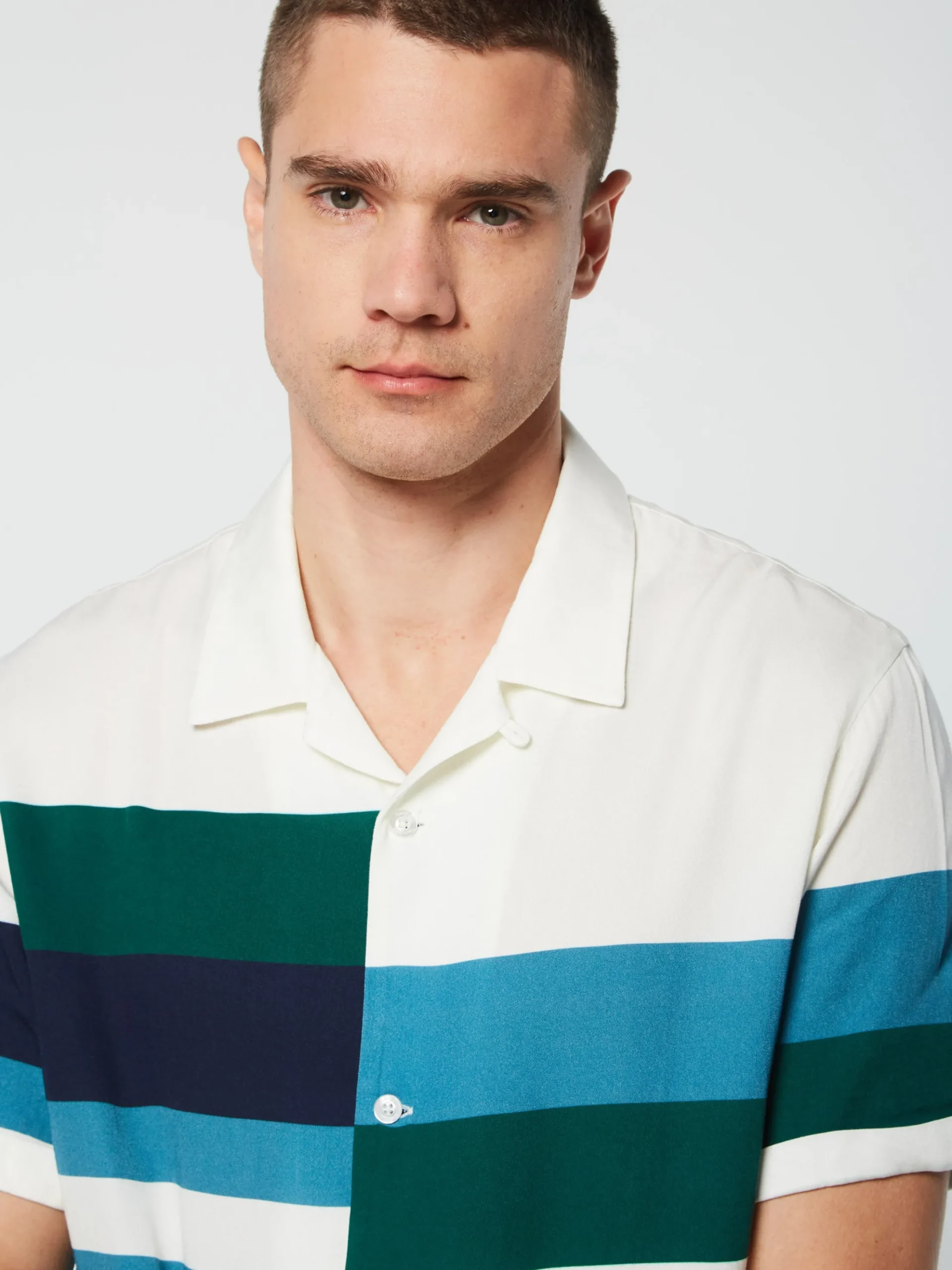 Sergio Tacchini Pennellata Cabana Shirt- Gardenia/ Multi GARDENIA MULTI Online