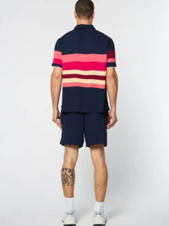 Sergio Tacchini Pennellata Cabana Shirt- Maritime Blue/ Multi MARITIME BLUE MULTI Sale