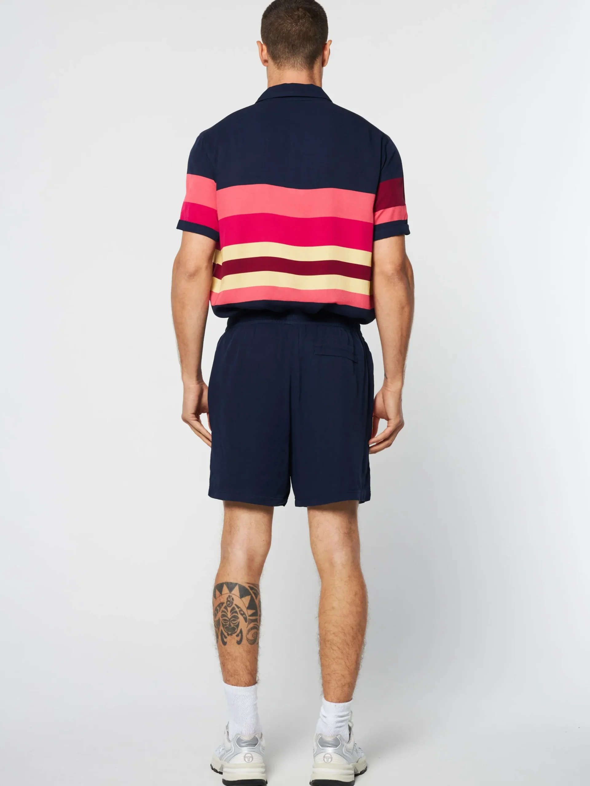 Sergio Tacchini Pennellata Short- Maritime Blue/ Multi MARITIME BLUE MULTI Clearance