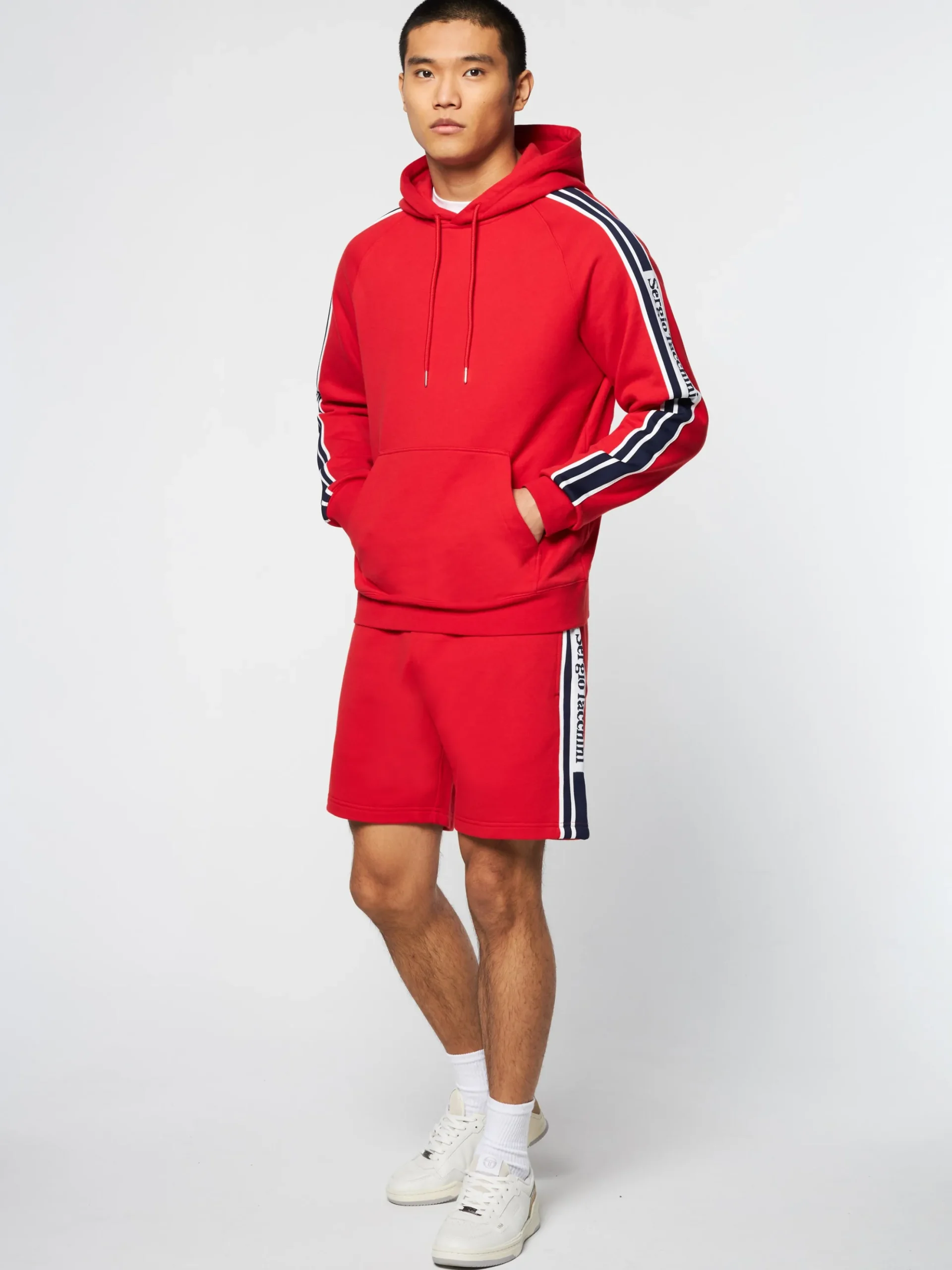 Sergio Tacchini Pereto Tape Hoodie- ADRENALINE RUSH Discount