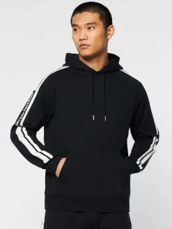 Sergio Tacchini Pereto Tape Hoodie- BLACK BEAUTY Sale