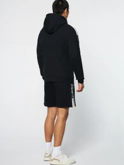 Sergio Tacchini Pereto Tape Hoodie- BLACK BEAUTY Sale