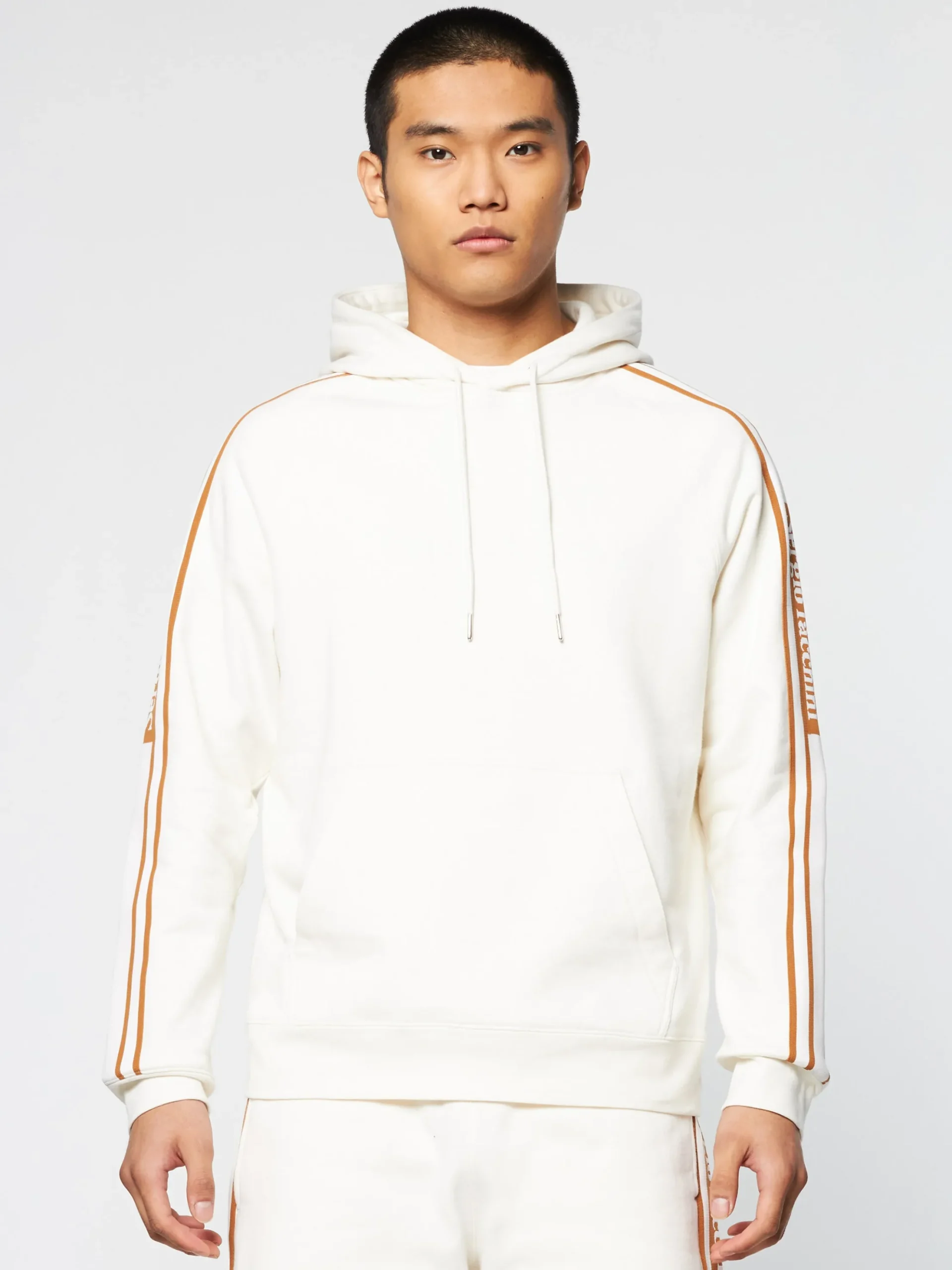 Sergio Tacchini Pereto Tape Hoodie- GARDENIA Outlet