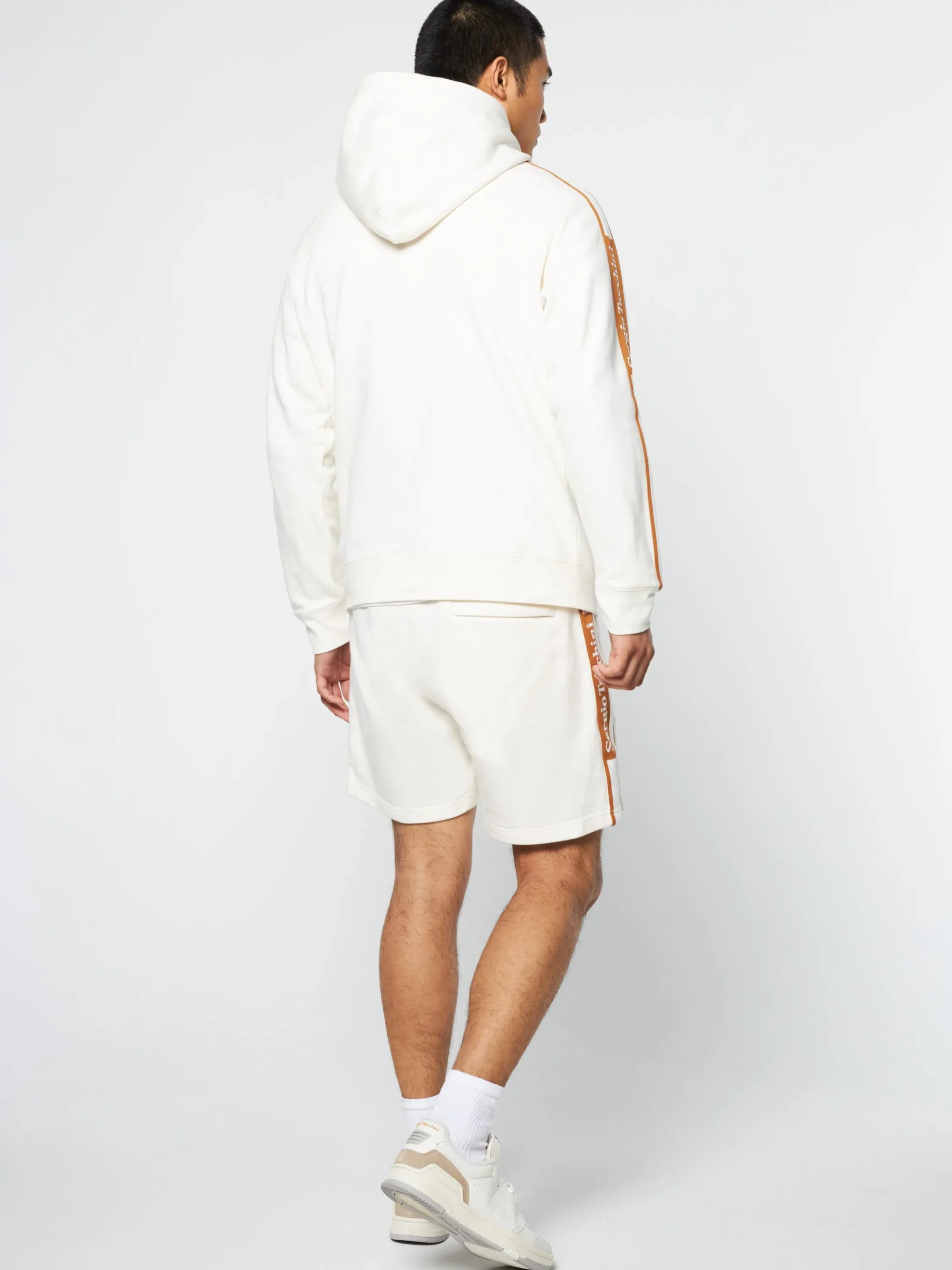 Sergio Tacchini Pereto Tape Hoodie- GARDENIA Outlet