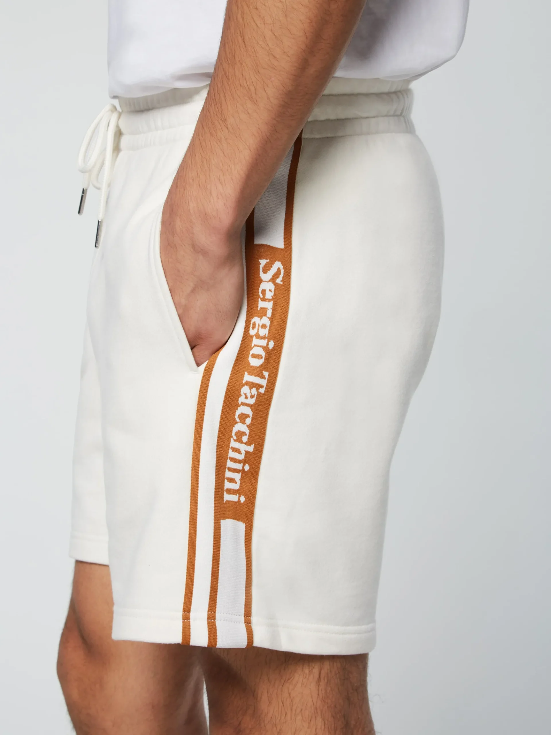 Sergio Tacchini Pereto Tape Short- GARDENIA Clearance