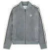 Sergio Tacchini Pereto Velour Track Jacket- SLEET Outlet