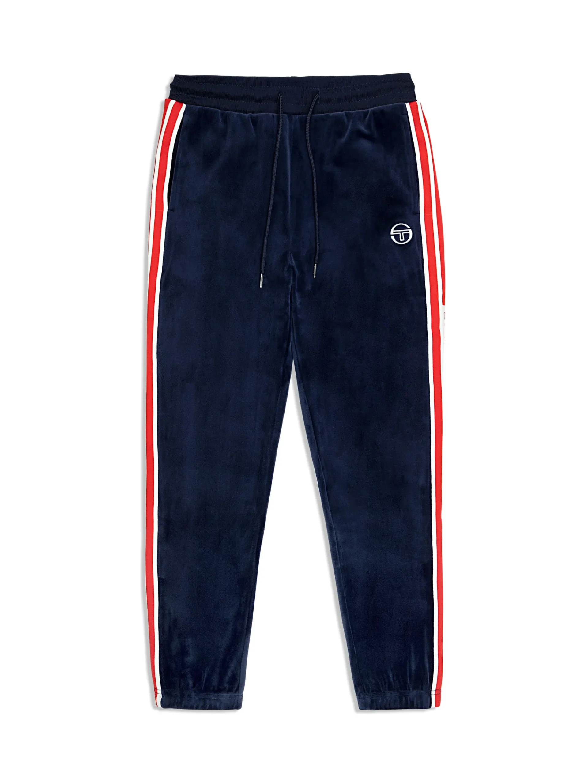 Sergio Tacchini Pereto Velour Track Pant- MARITIME BLUE Discount
