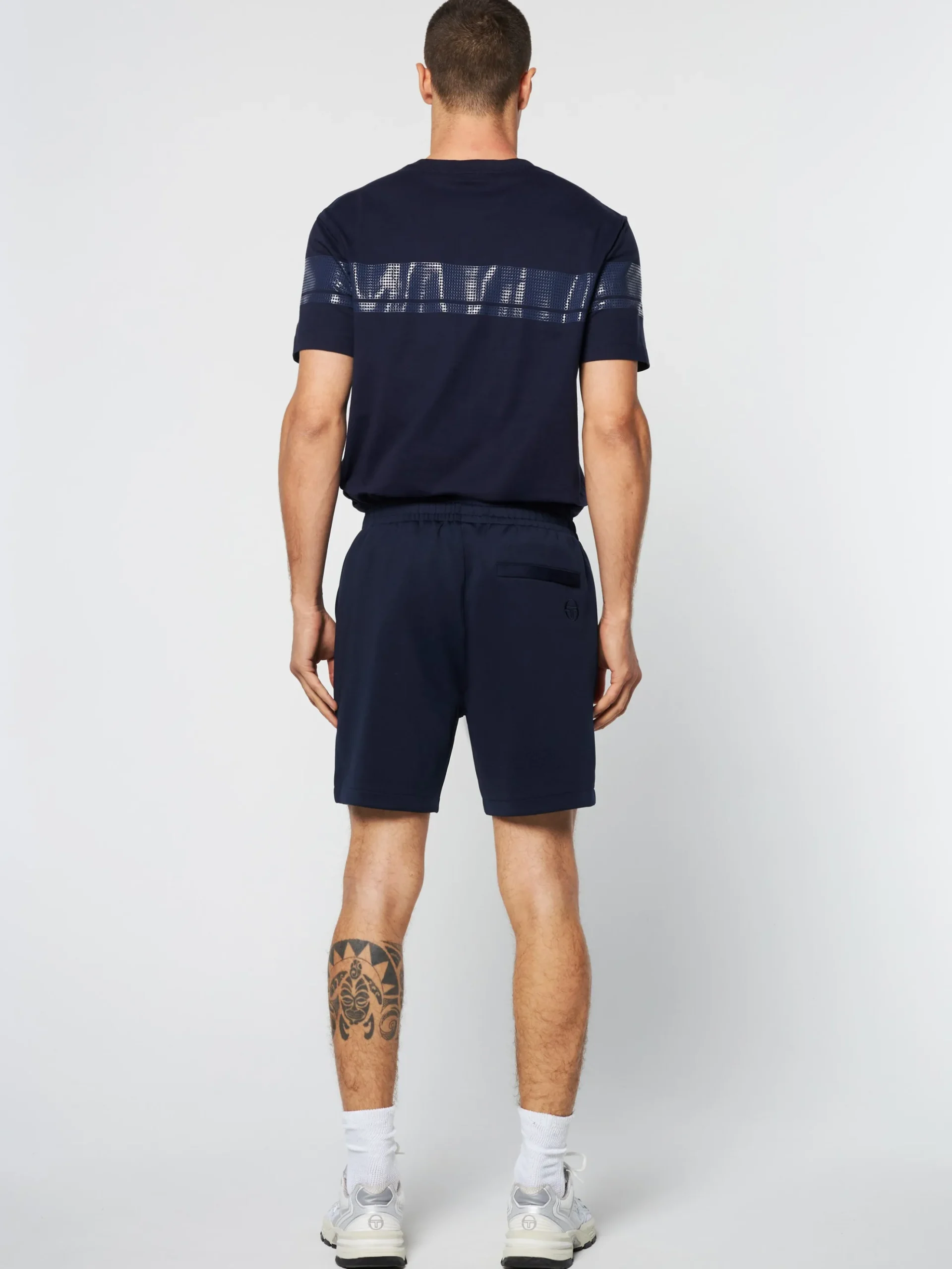 Sergio Tacchini Perforata Short- MARITIME BLUE Discount