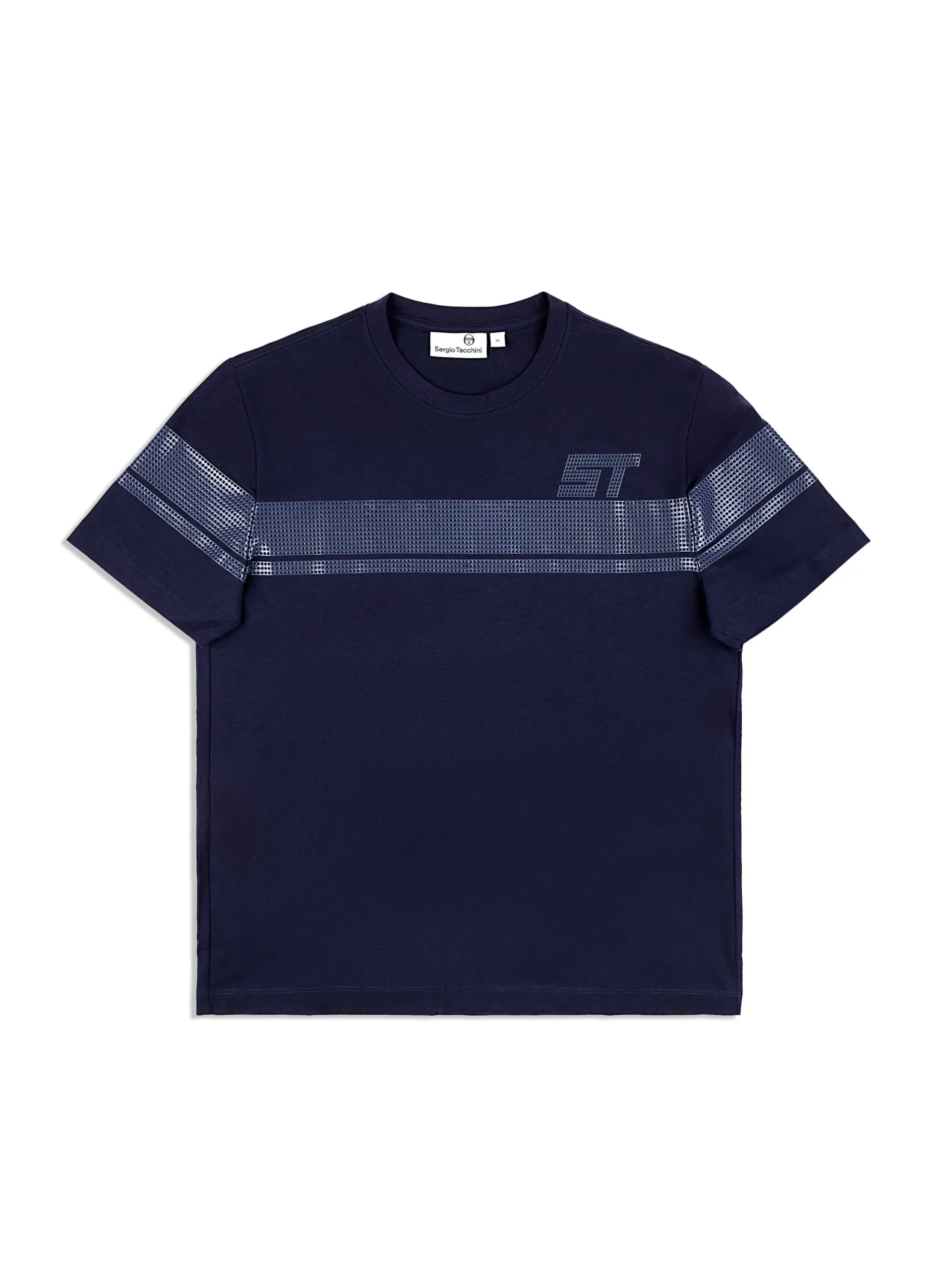Sergio Tacchini Perforata T-Shirt- MARITIME BLUE Outlet