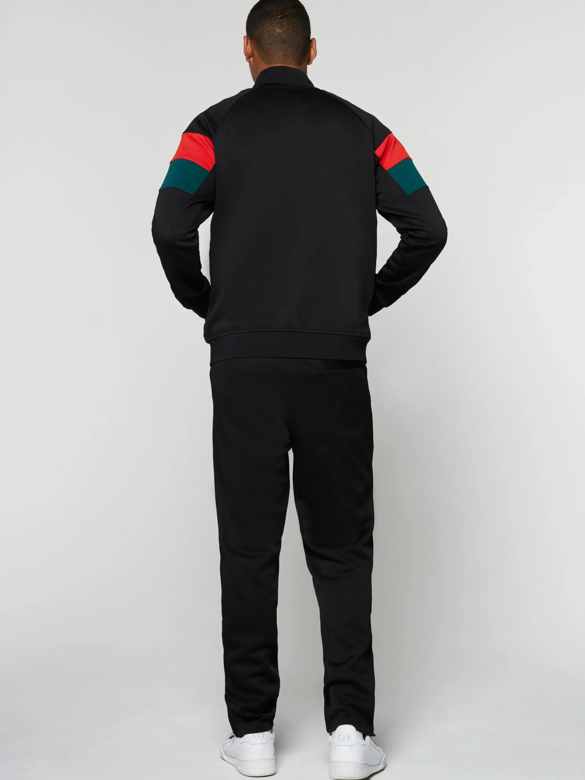 Sergio Tacchini Pero Track Jacket- BLACK BEAUTY Outlet