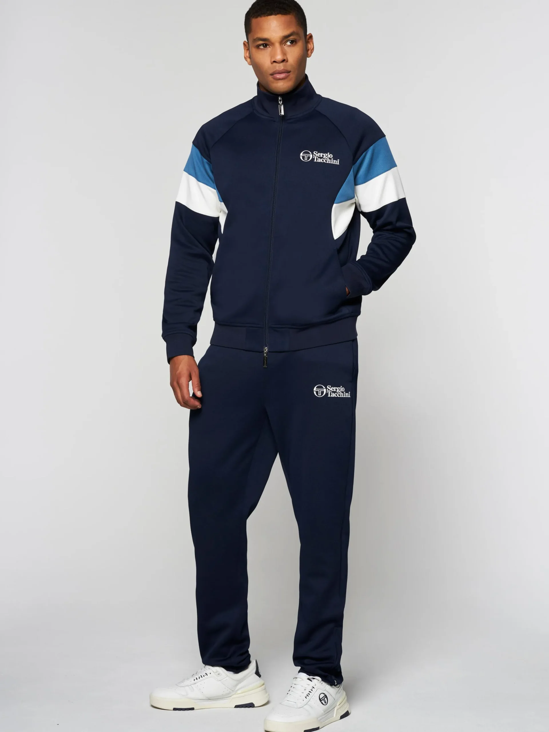 Sergio Tacchini Pero Track Jacket- MARITIME BLUE Clearance