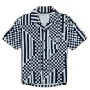 Sergio Tacchini Piastrella Terry Cabana Shirt- MARITIME BLUE Hot
