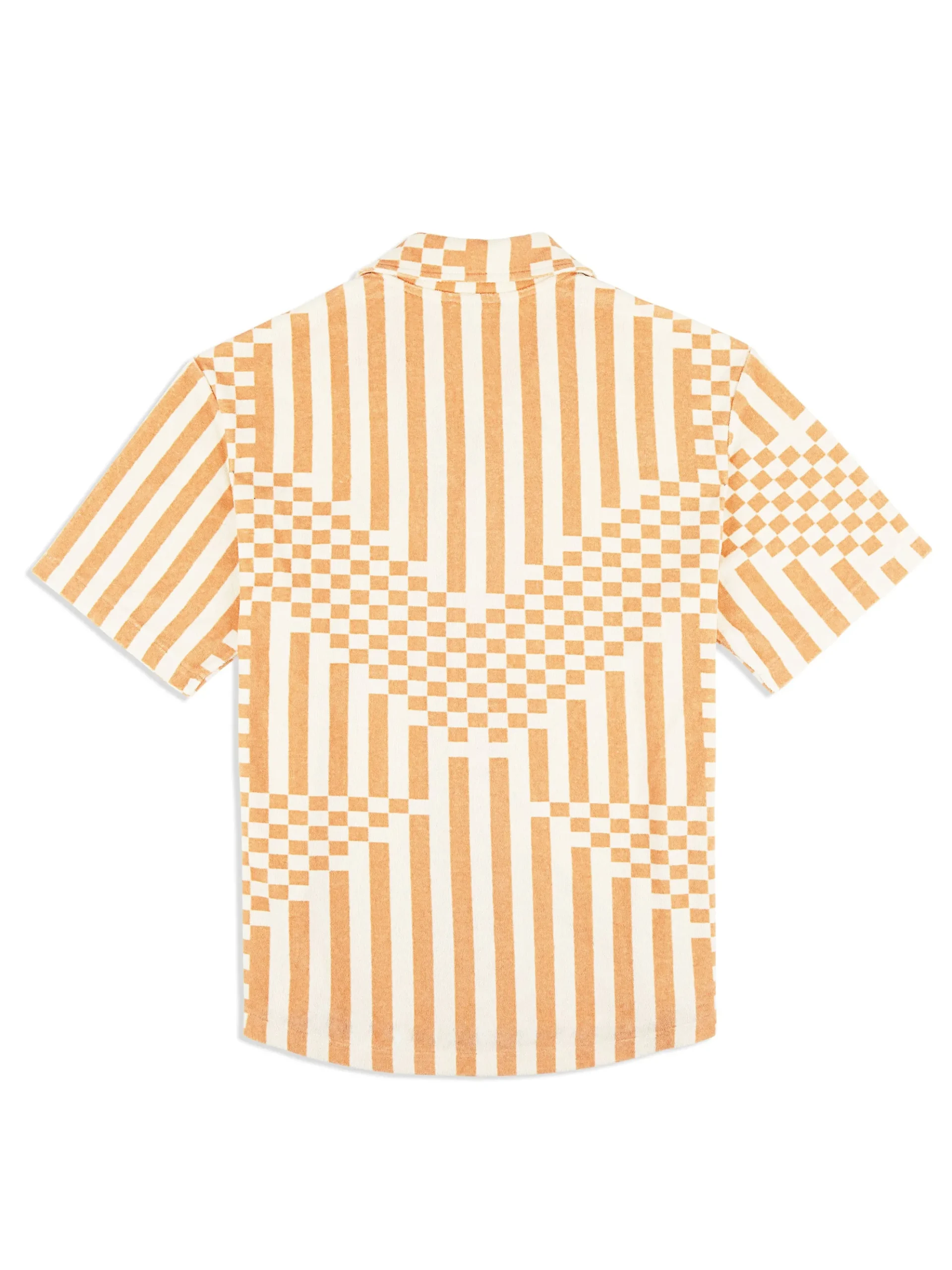 Sergio Tacchini Piastrella Terry Cabana Shirt- CANYON SUNSET Discount