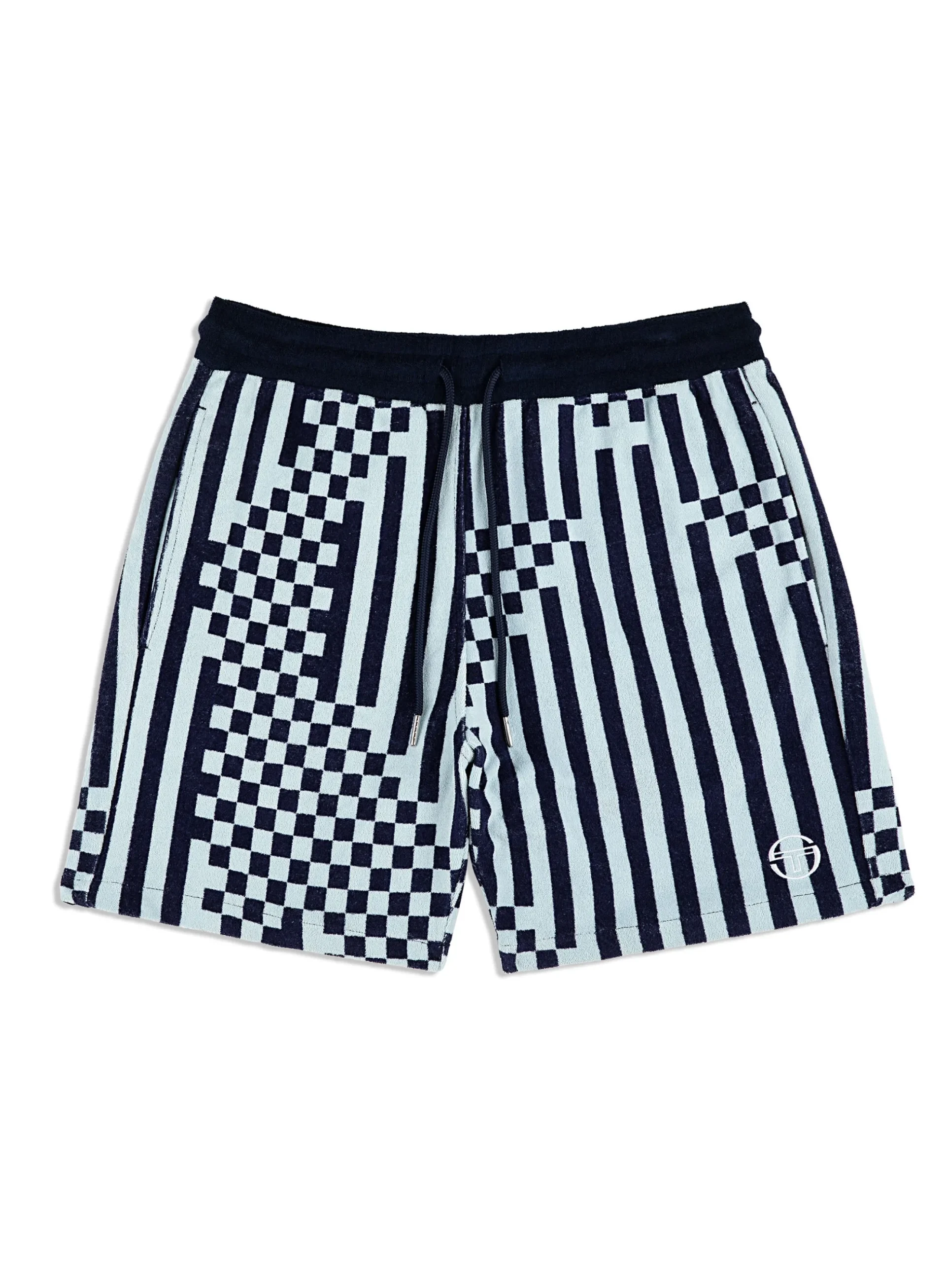 Sergio Tacchini Piastrella Terry Cabana Short- MARITIME BLUE Sale