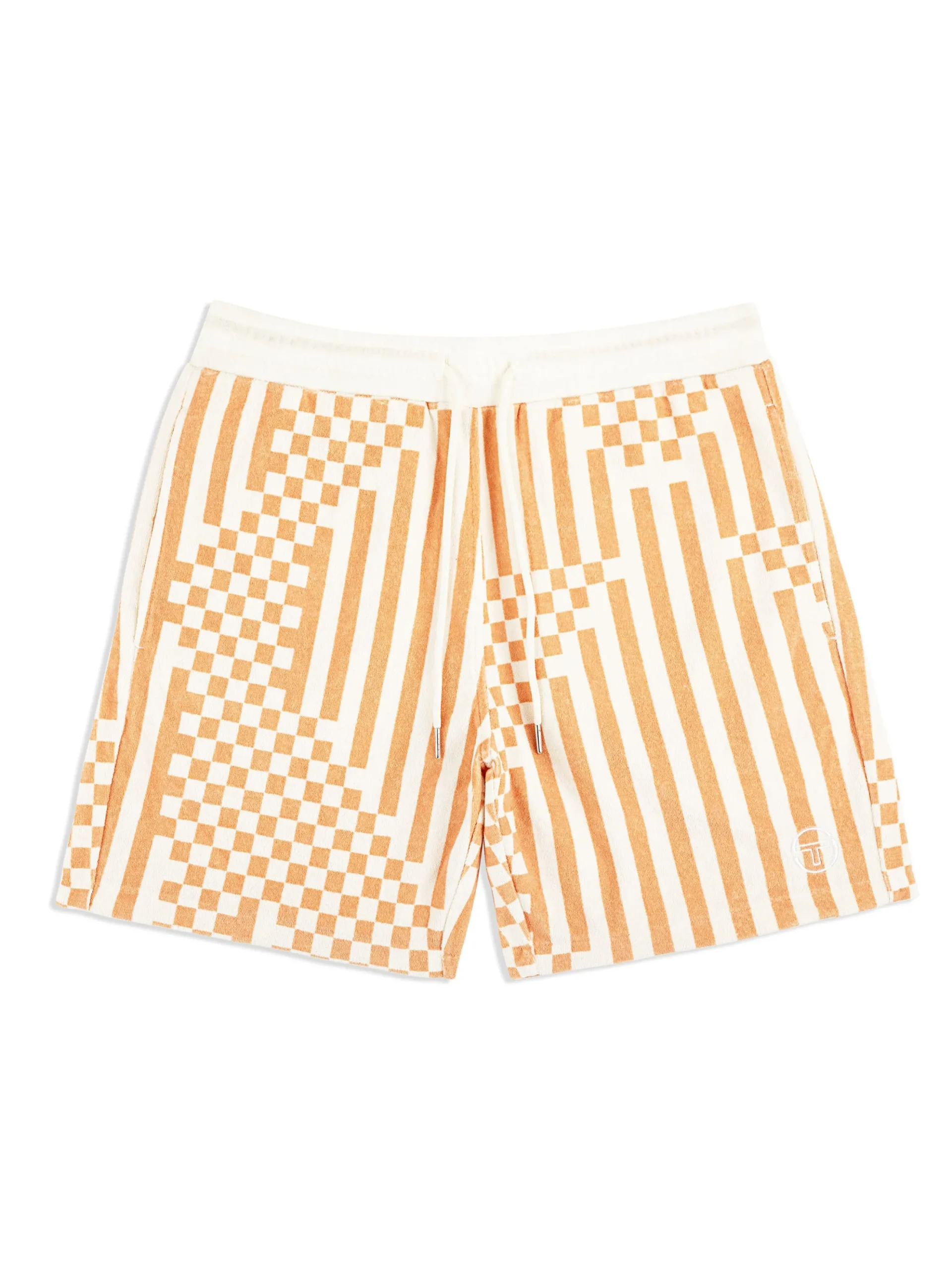 Sergio Tacchini Piastrella Terry Cabana Short- CANYON SUNSET Discount