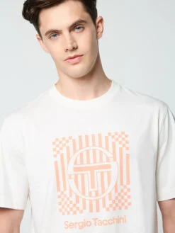 Sergio Tacchini Piastrella T-Shirt- GARDENIA Discount