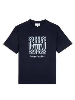 Sergio Tacchini Piastrella T-Shirt- MARITIME BLUE New